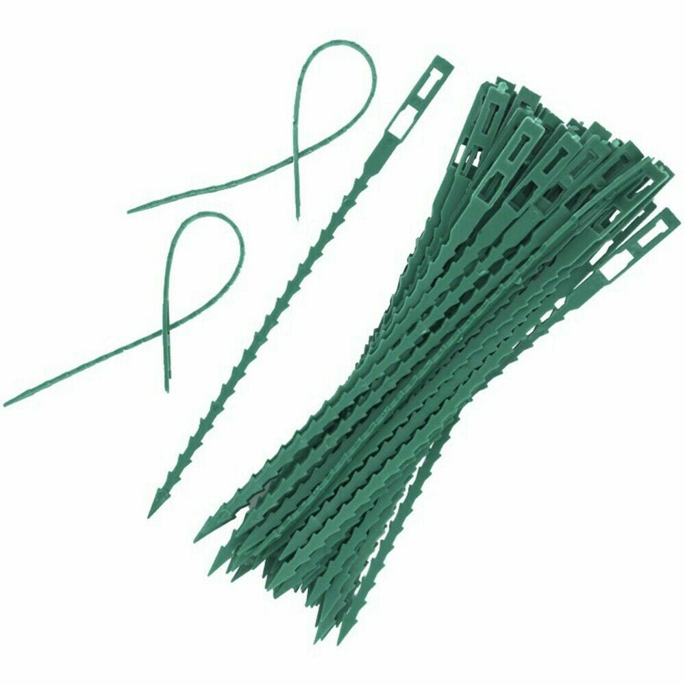 50Pc Garden Plant Ties 17Cm Adjustable Flexible Plant Support