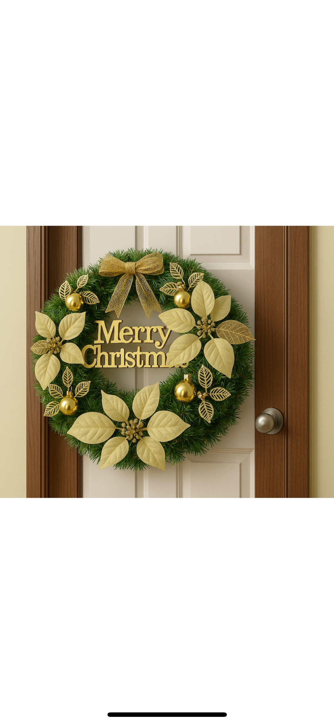 Coronita de Craciun decorativa 45 cm