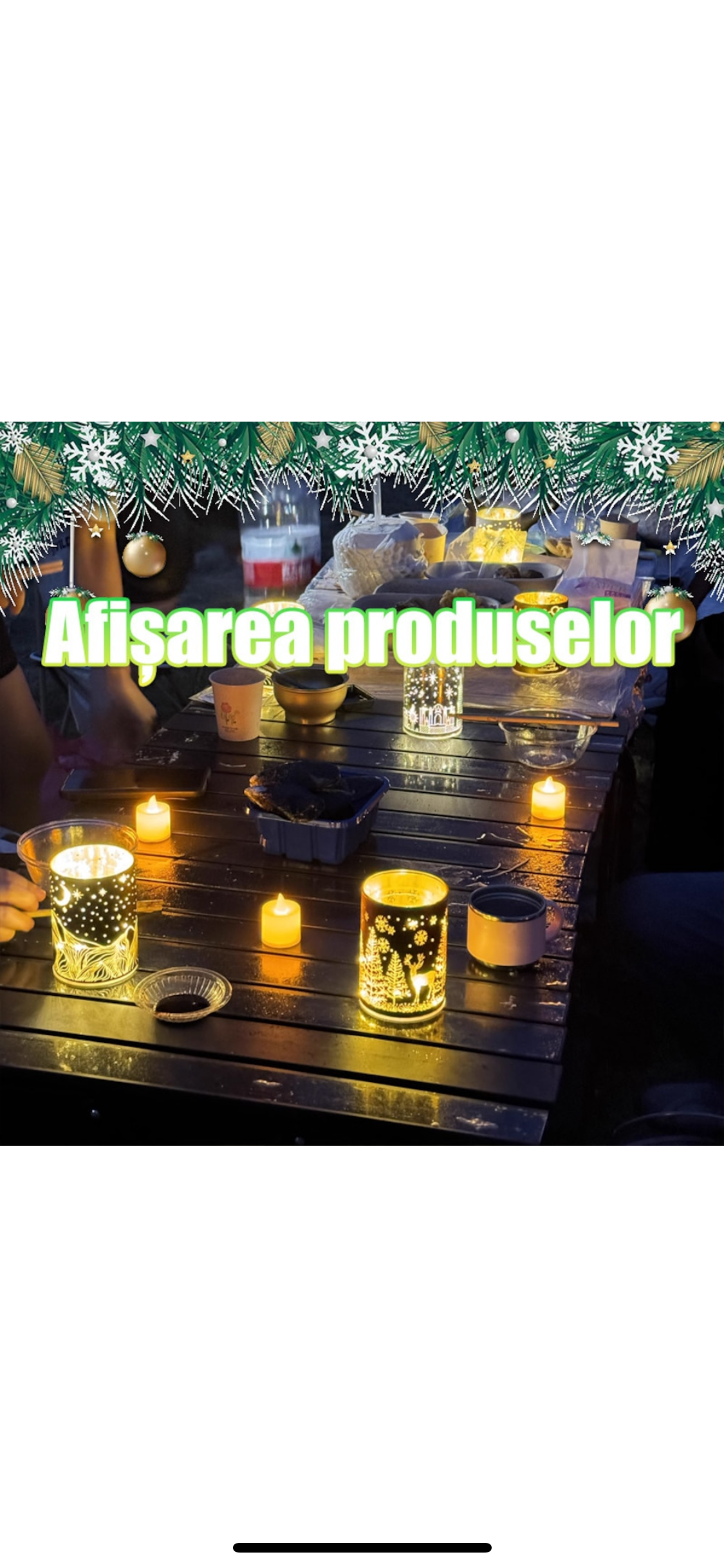 Set de 3 lumanari parfumate LED