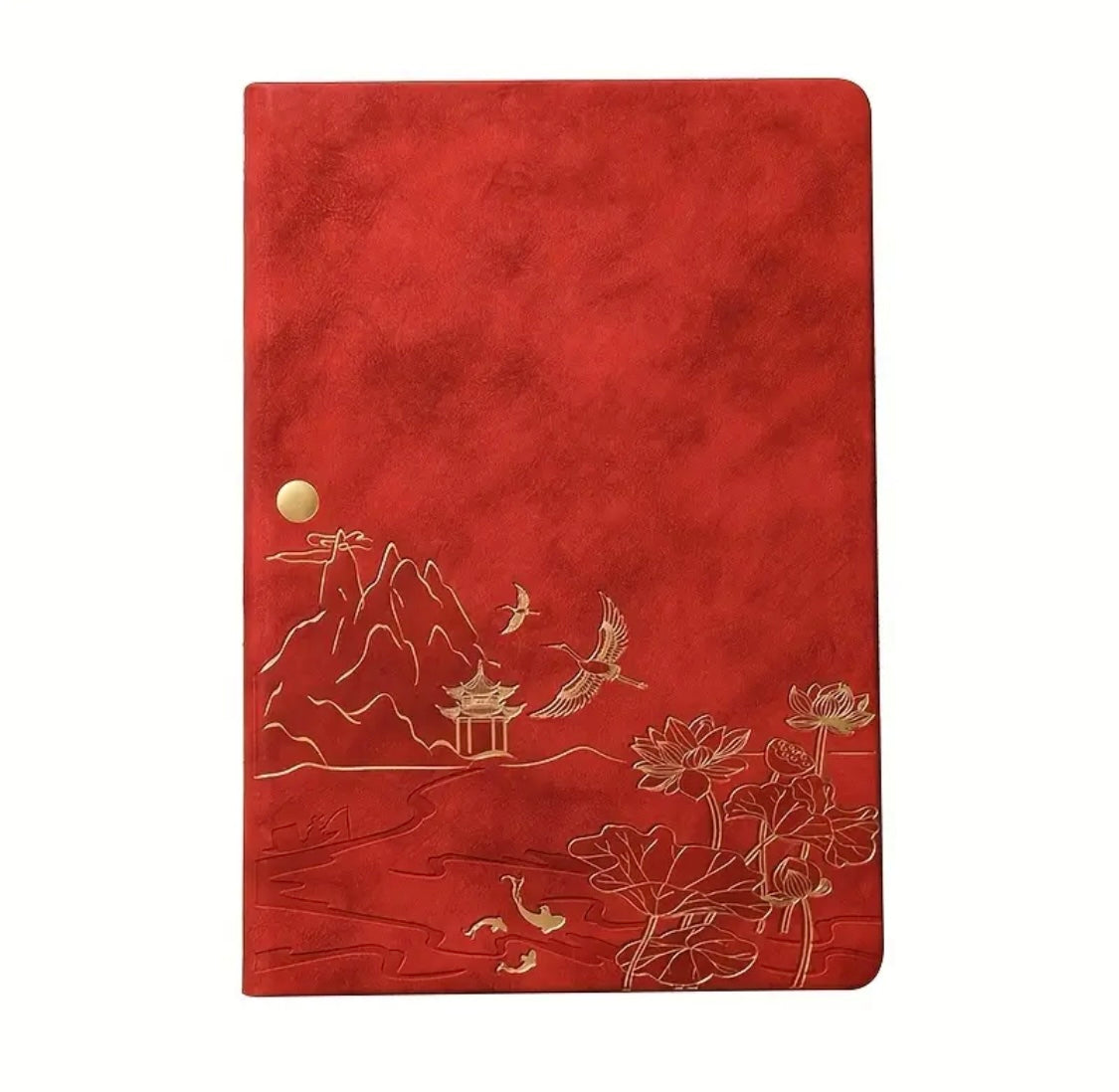 Notebook Lotus Heritage – Roșu Imperial