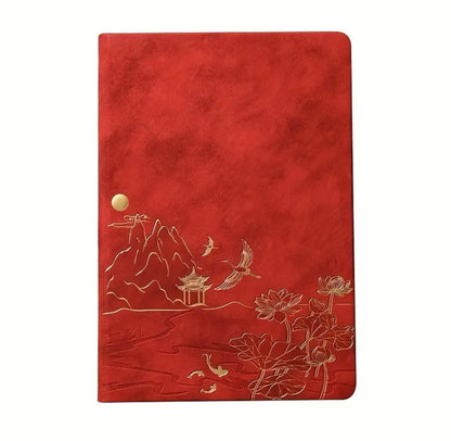 Notebook Lotus Heritage – Roșu Imperial