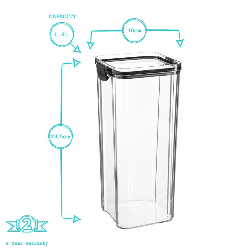 Food Storage Containers - 1.8L - Pack of 4