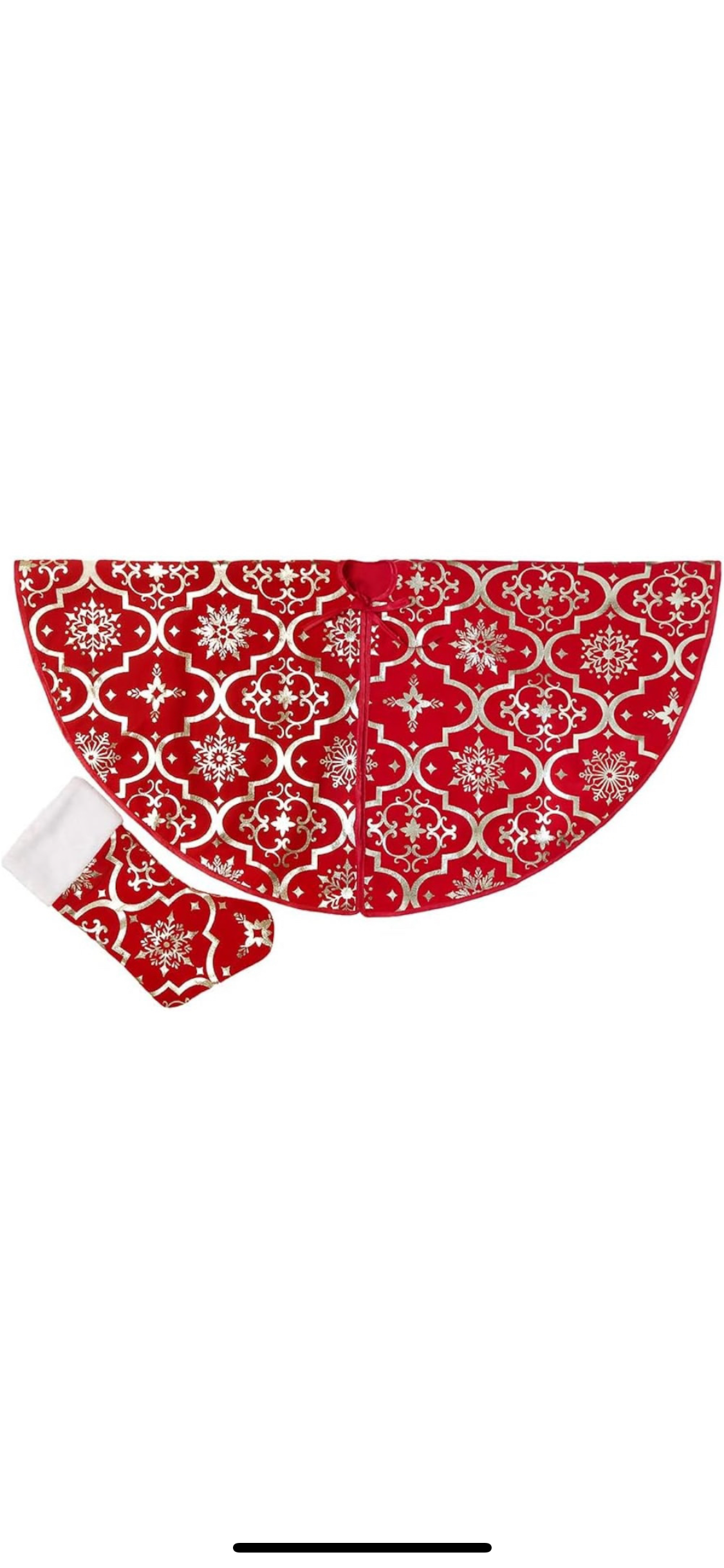 Covor pentru bradul de Craciun, Blana Artificiala 48 Inch