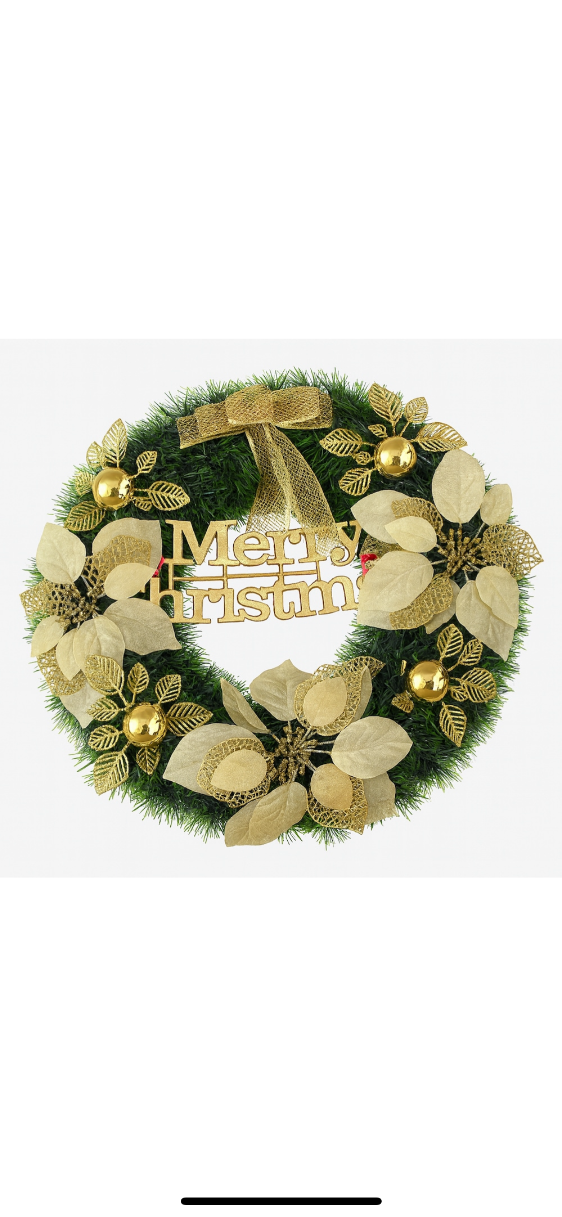 Coronita de Craciun decorativa 45 cm