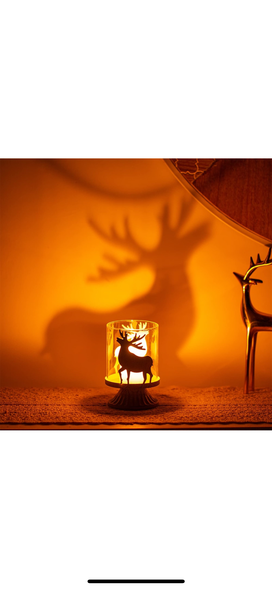 Set 2 x Suporturi de lumanari metalice albe