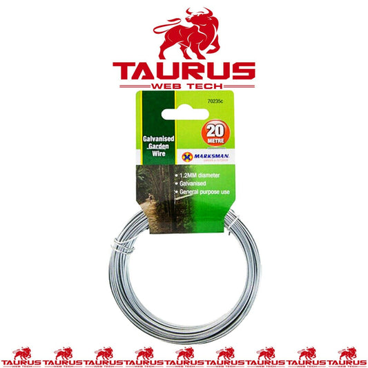 20 X Meter Garden Wire Galvanised Green Plant Tie Thick Thin Metal Line Twist UK