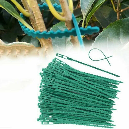 50Pc Garden Plant Ties 17Cm Adjustable Flexible Plant Support