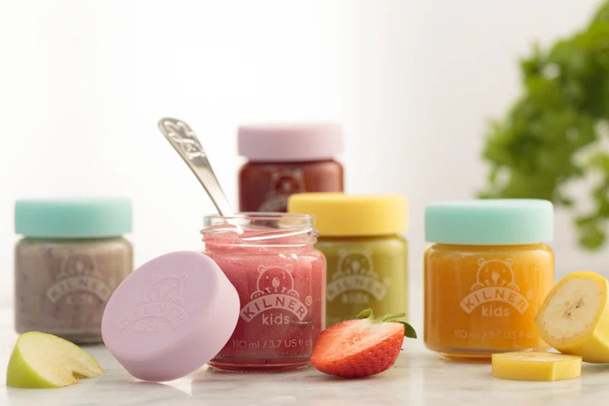 6 Kids Container Food Storage Jars