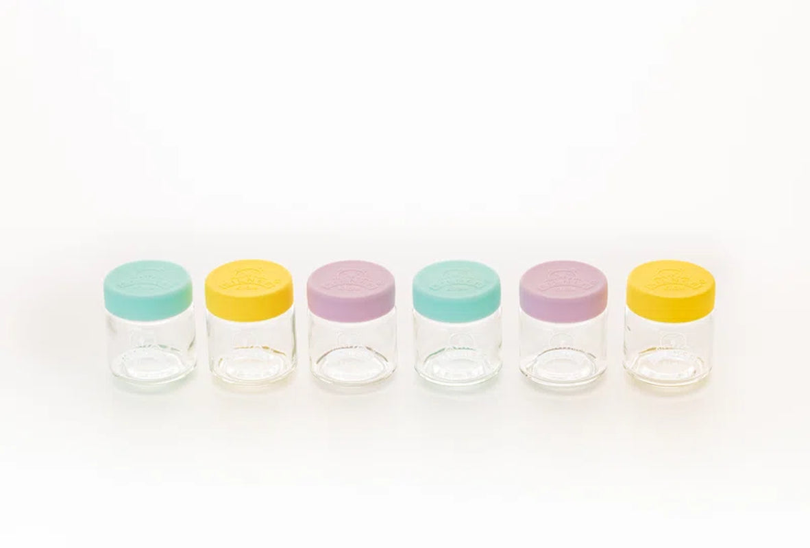 6 Kids Container Food Storage Jars